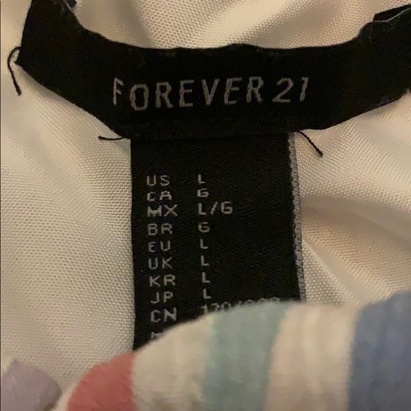 Size large Forever 21 flowy colorful dress - Picture 2 of 4